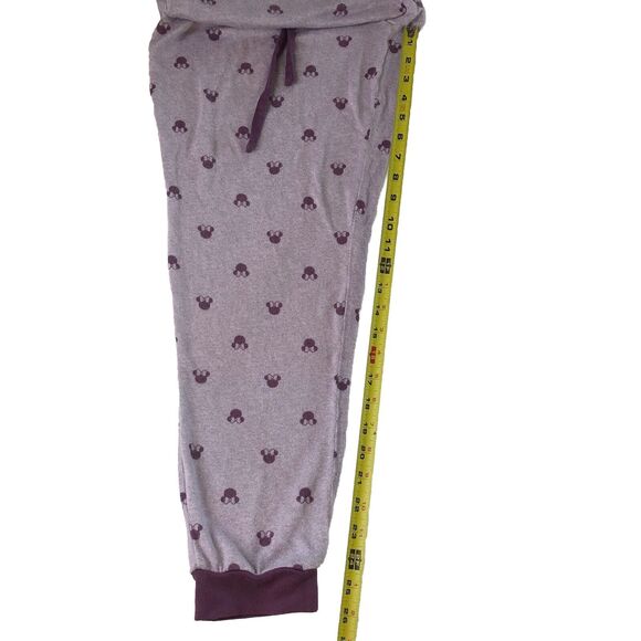 Disney Womens Minnie Mouse Pajama JoggerPants Pockets Purple Size Medium - Picture 8 of 16